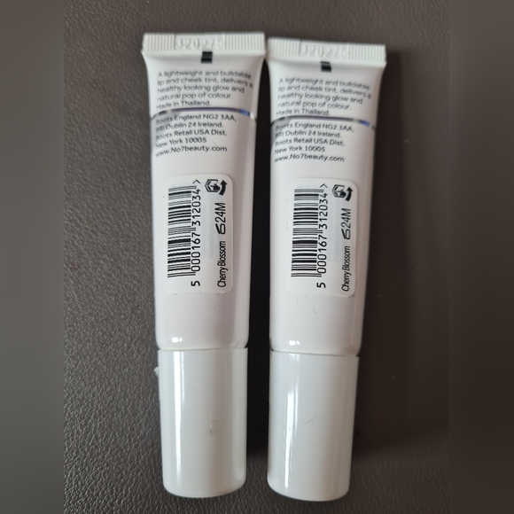 2 x Boots No7 lip & cheek tint in Cherry blossom New - Picture 2 of 3